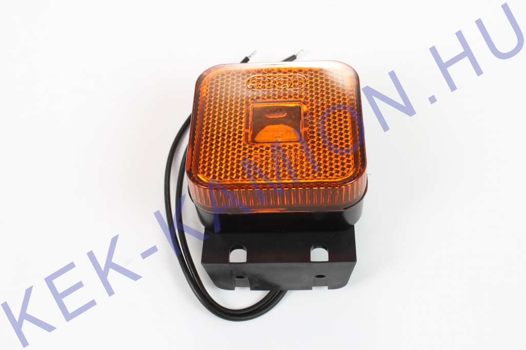 Helyzetjelző sárga LED kocka füles