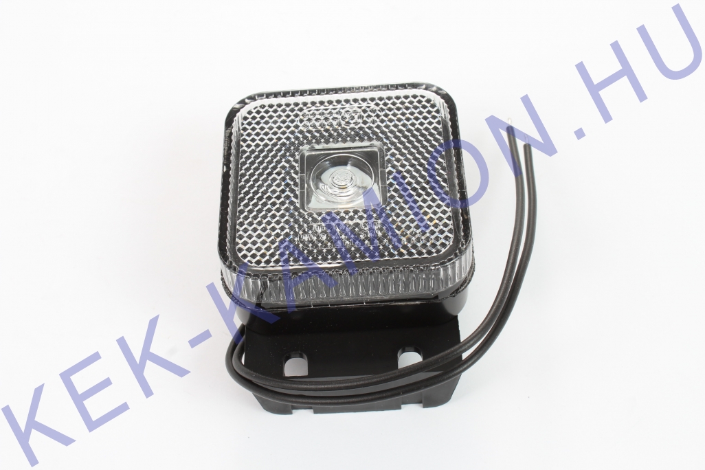 Helyzetjelző fehér LED kocka füles