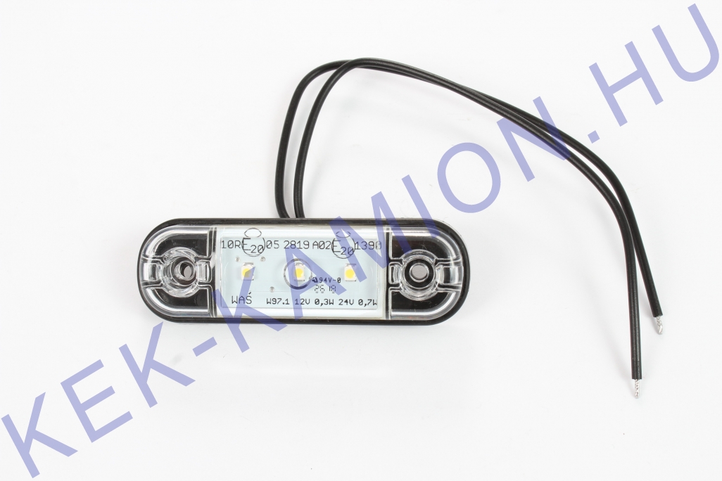 Helyzetjelző LED 2x8cm fehér