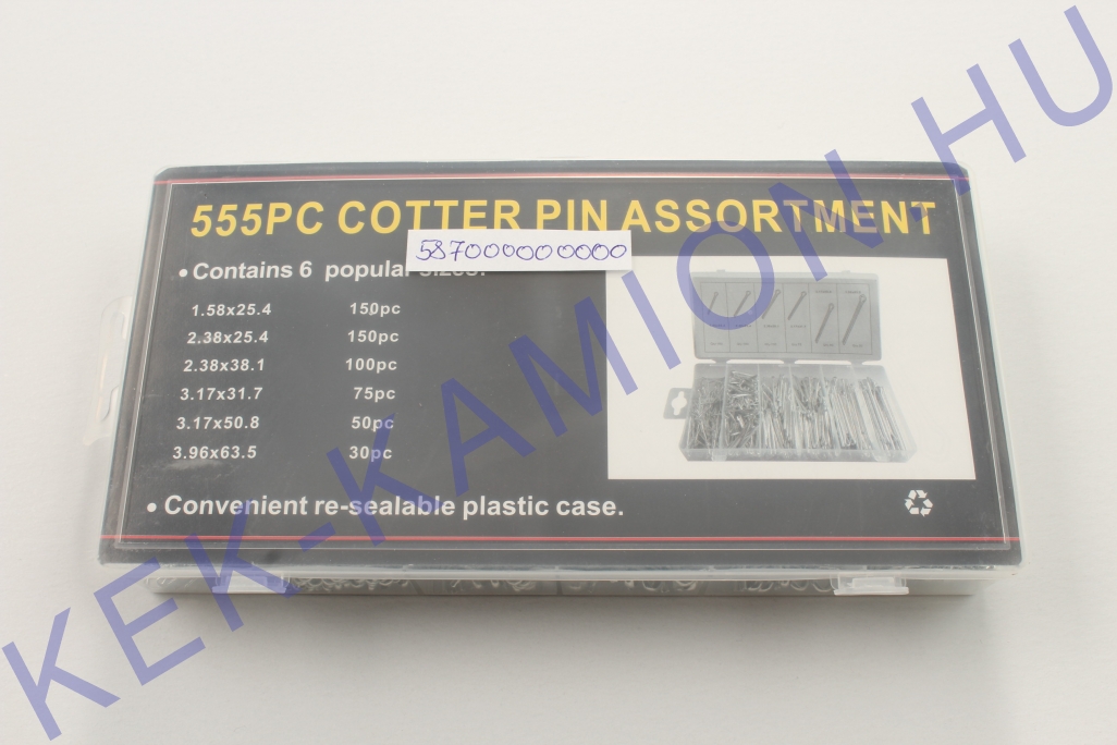 Sasszeg készlet 555db-os