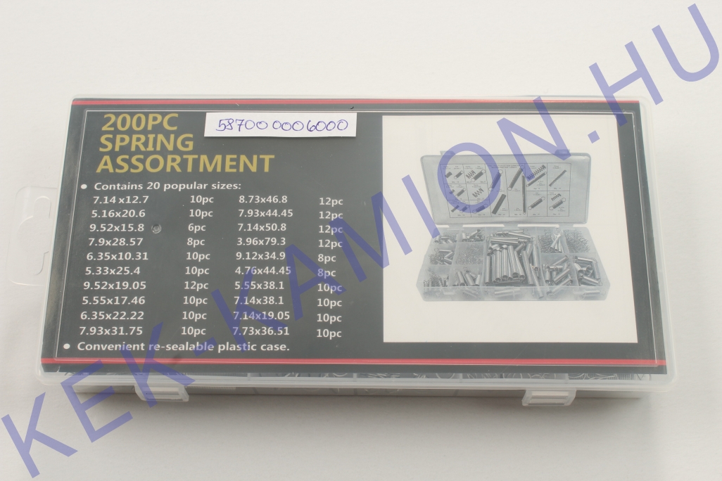 Rugó készlet 200db-os