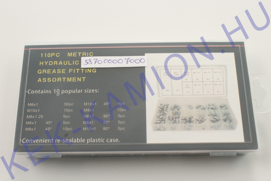 Zsírzógomb készlet 110db-os