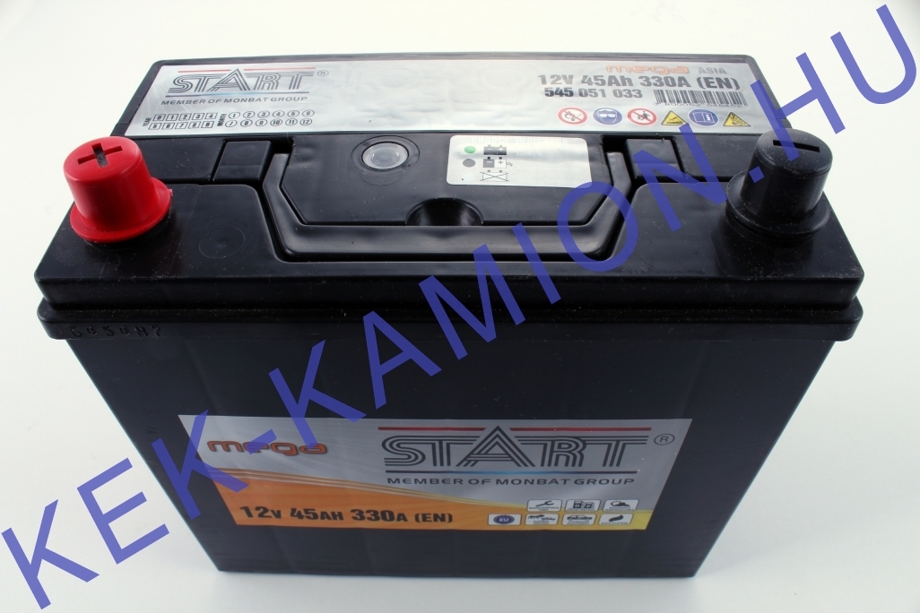 Akku 45Ah DynamicB+ 330A Bal+ Japán H:219 SZ:135 M:225